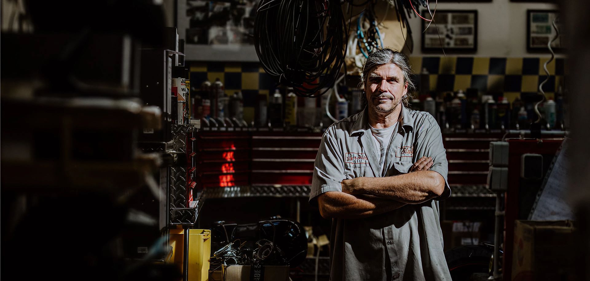 Mitarbeiter von Biker-Schmiede | Berlin in der Werkstatt